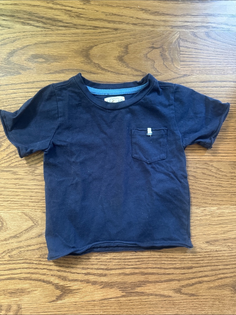 EGG New York 3T Navy Short-Sleeve Pocket Tee